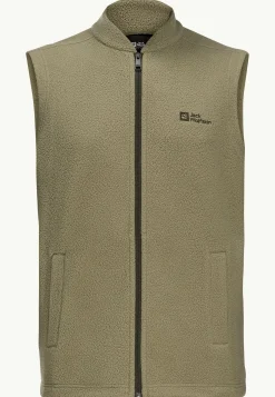 Online Light Curl Vest M Herren Fleece|Fleecejacken