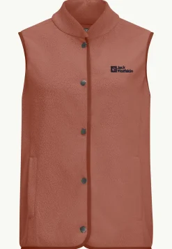Sale Light Curl Vest W Damen Fleece|Fleecejacken