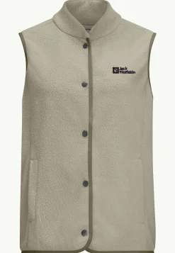 Sale Light Curl Vest W Damen Fleece|Fleecejacken