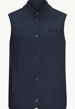 Sale Light Curl Vest W Damen Fleece|Fleecejacken