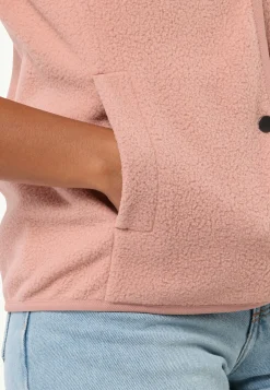 Sale Light Curl Vest W Damen Fleece|Fleecejacken