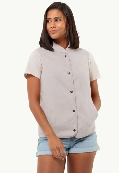 Sale Light Curl Vest W Damen Fleece|Fleecejacken