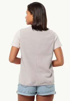 Sale Light Curl Vest W Damen Fleece|Fleecejacken