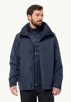 Discount Luntal 3in1 Jkt M Herren Übergangsjacken|Regenjacken
