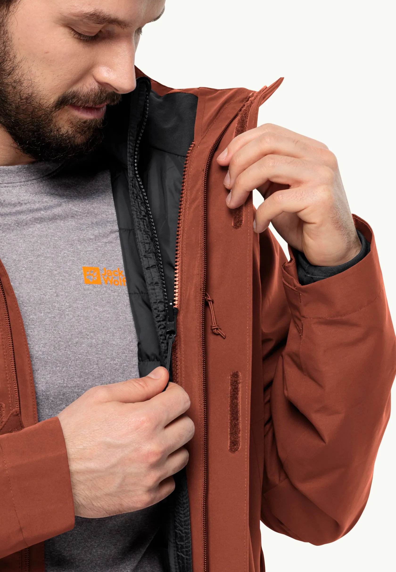 Discount Luntal 3in1 Jkt M Herren Übergangsjacken|Regenjacken