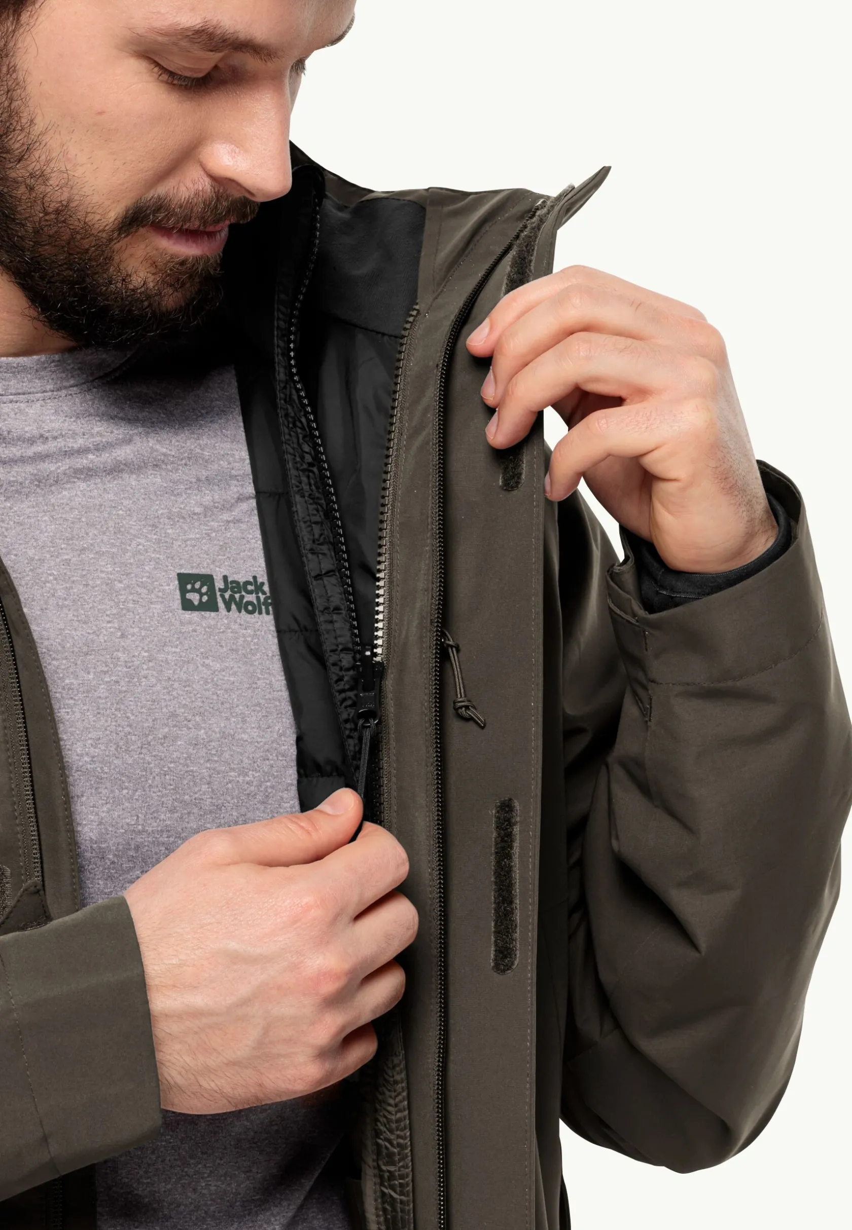 Discount Luntal 3in1 Jkt M Herren Übergangsjacken|Regenjacken
