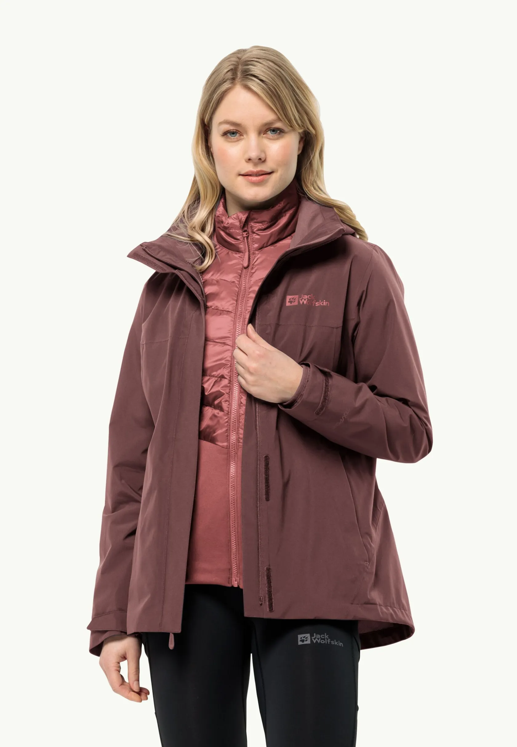 Sale Luntal 3in1 Jkt W Damen Übergangsjacken|Regenjacken