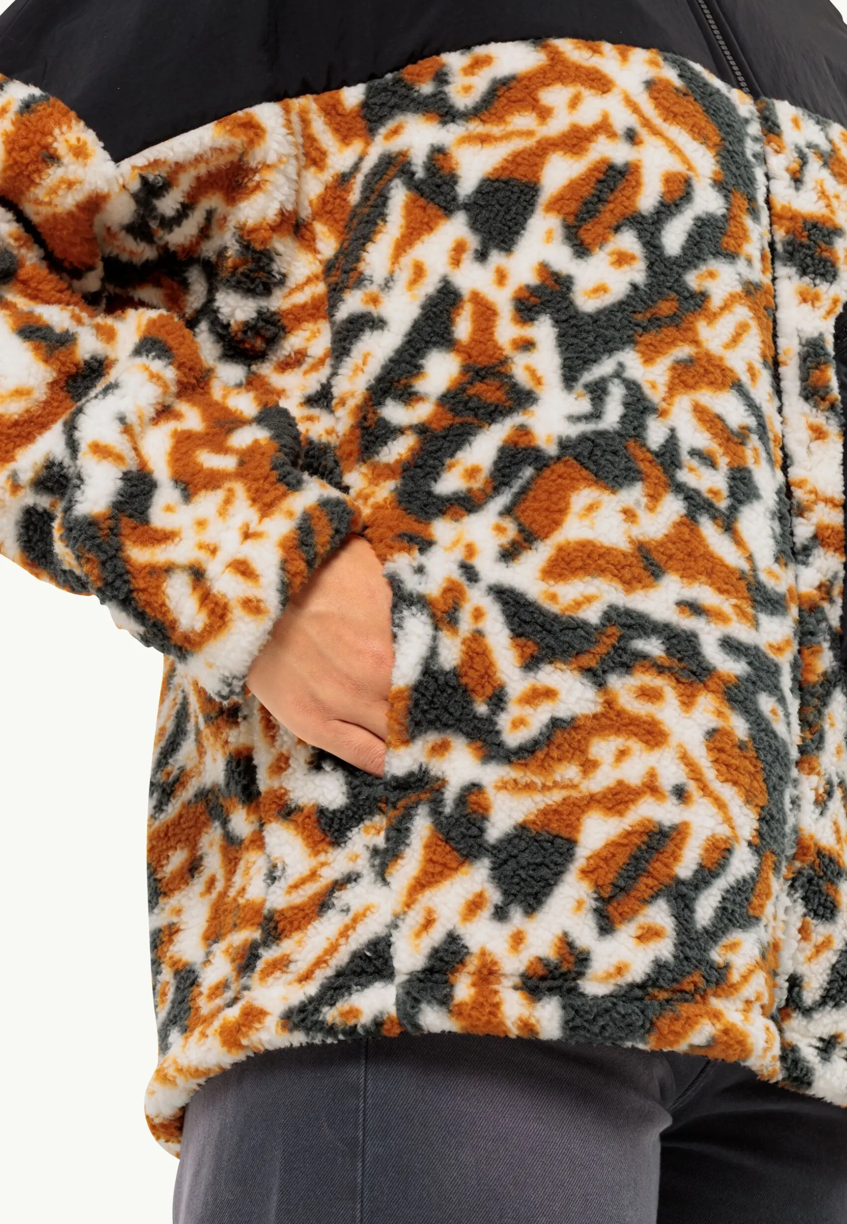 Sale Maarweg Print Jkt Damen Fleece|Fleecejacken