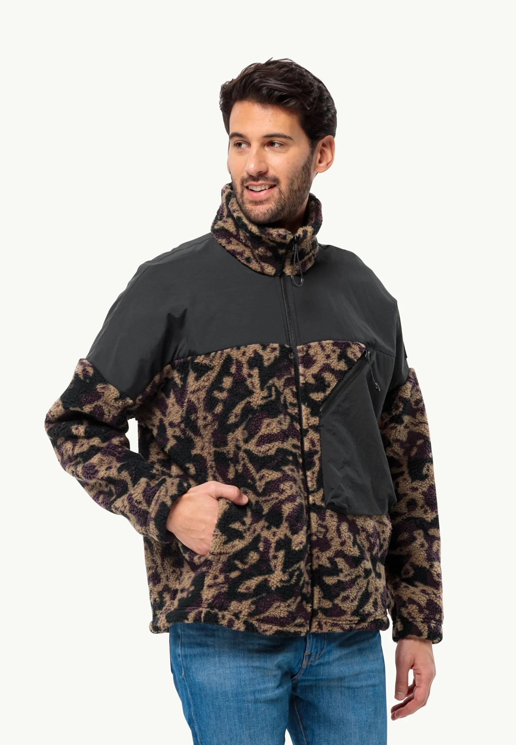 Sale Maarweg Print Jkt Damen Fleece|Fleecejacken
