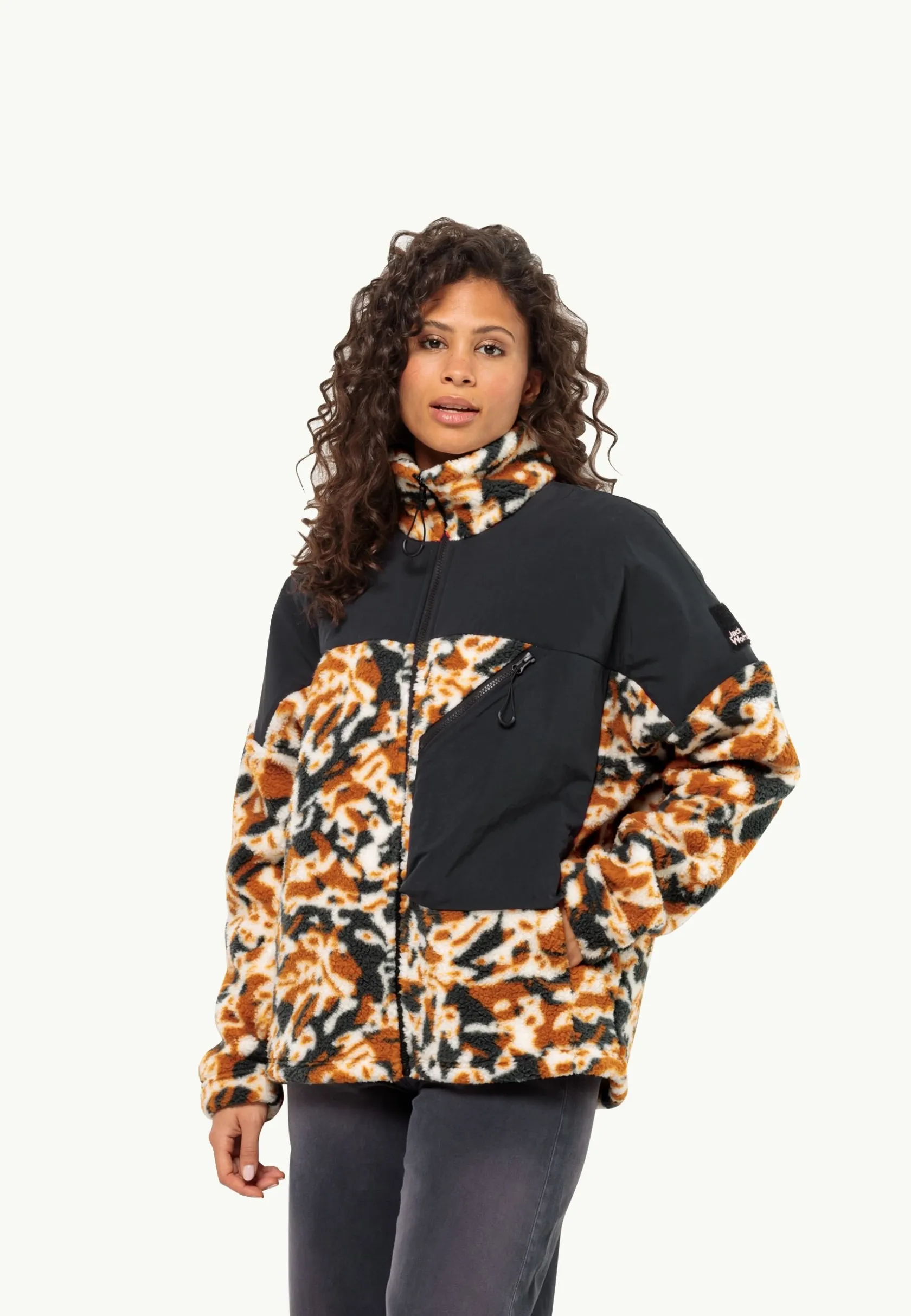 Sale Maarweg Print Jkt Damen Fleece|Fleecejacken