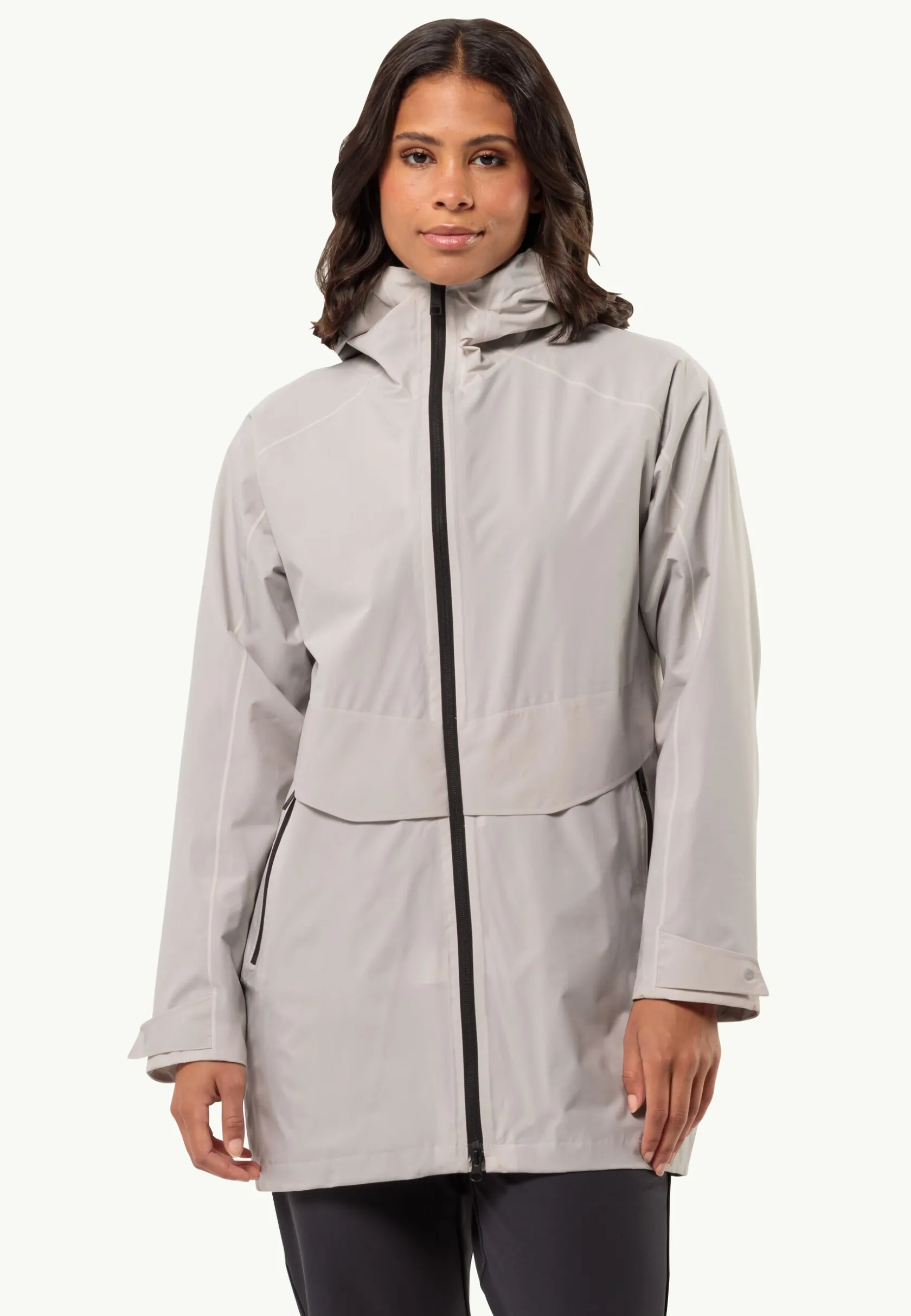 Best Mainkai Long Jkt W Damen Windjacken|Übergangsjacken