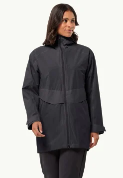 Best Mainkai Long Jkt W Damen Windjacken|Übergangsjacken