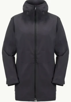 Best Mainkai Long Jkt W Damen Windjacken|Übergangsjacken