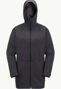 Best Mainkai Long Jkt W Damen Windjacken|Übergangsjacken
