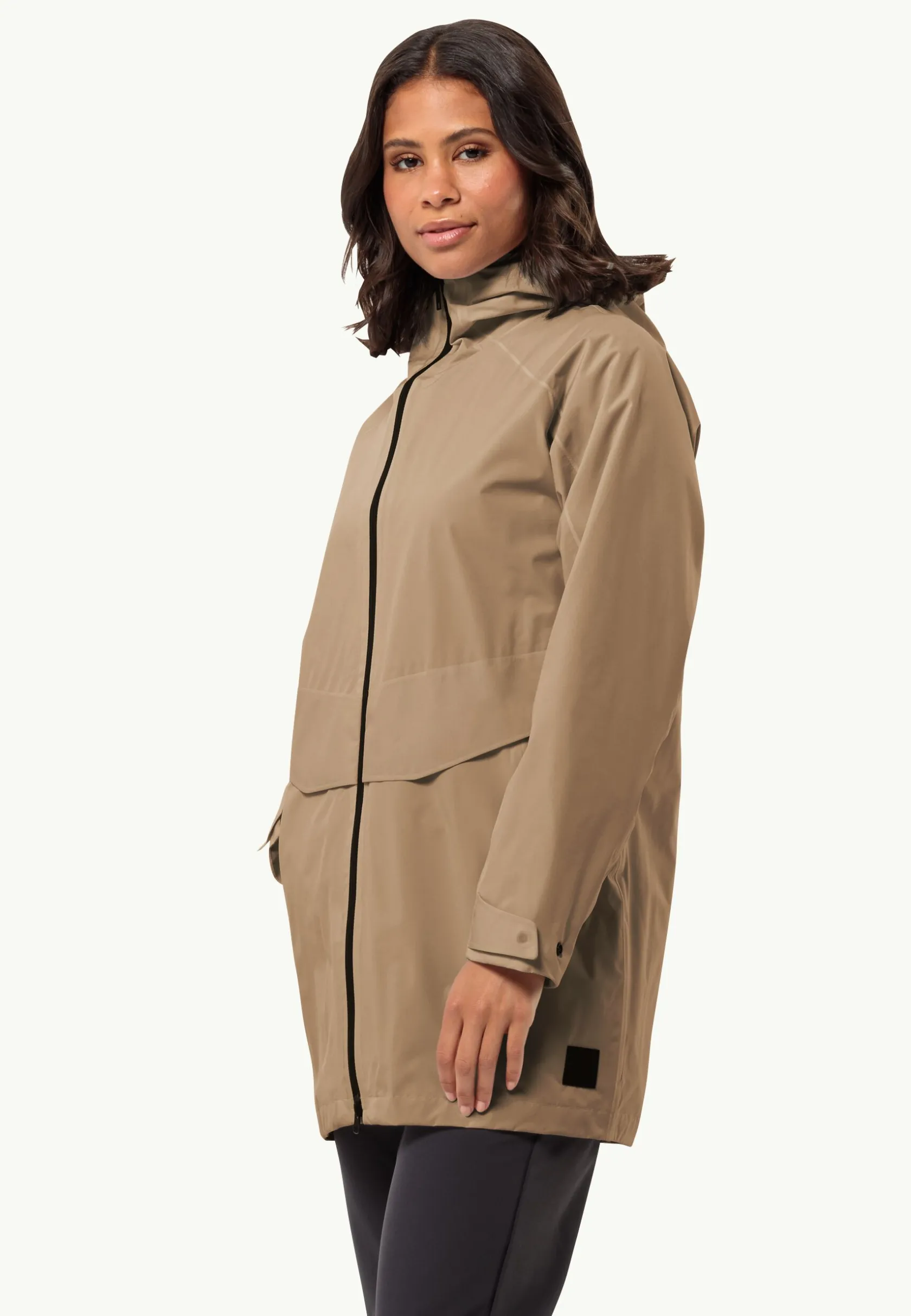 Best Mainkai Long Jkt W Damen Windjacken|Übergangsjacken