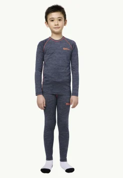 Online Merino Baselayer Set K Kinder Funktionsshirts