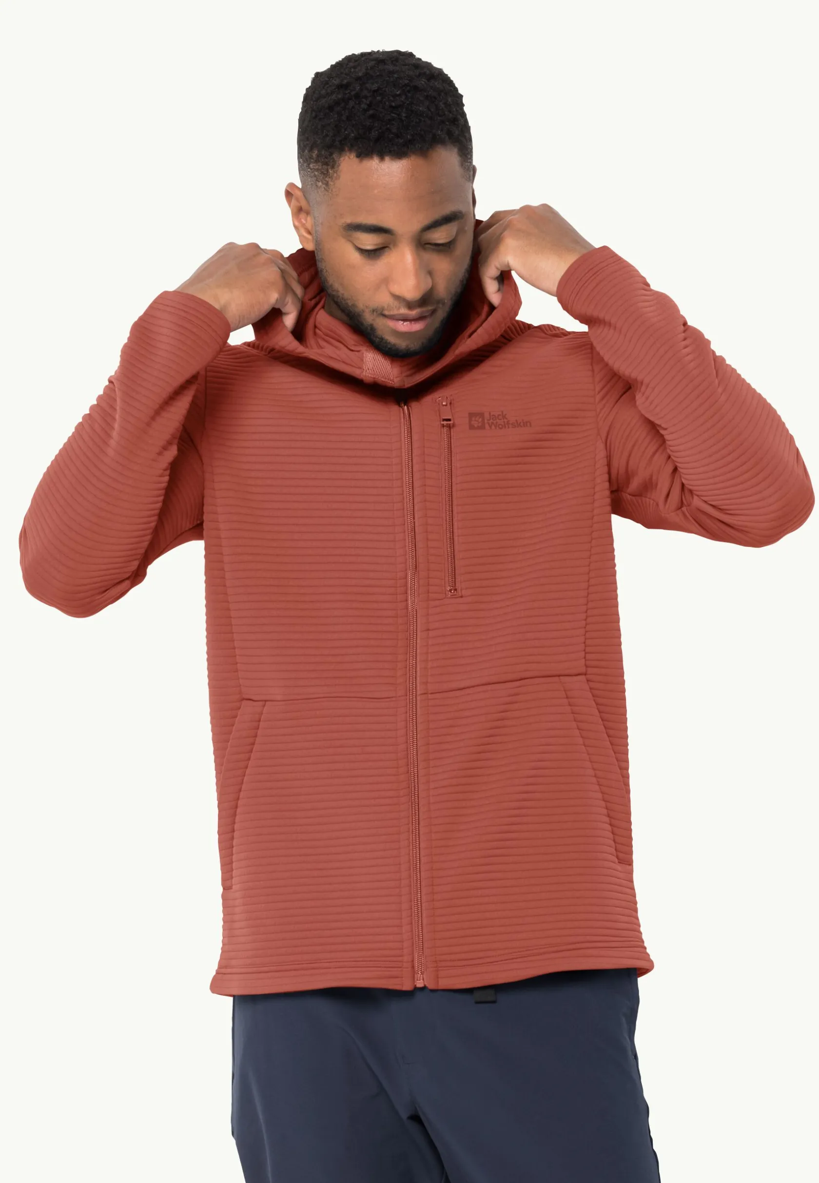 Fashion Modesto Hooded Jkt Men Herren Fleece|Fleecejacken