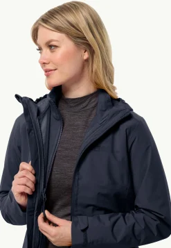 Outlet Moonrise 3in1 Jkt W Damen Übergangsjacken|Regenjacken