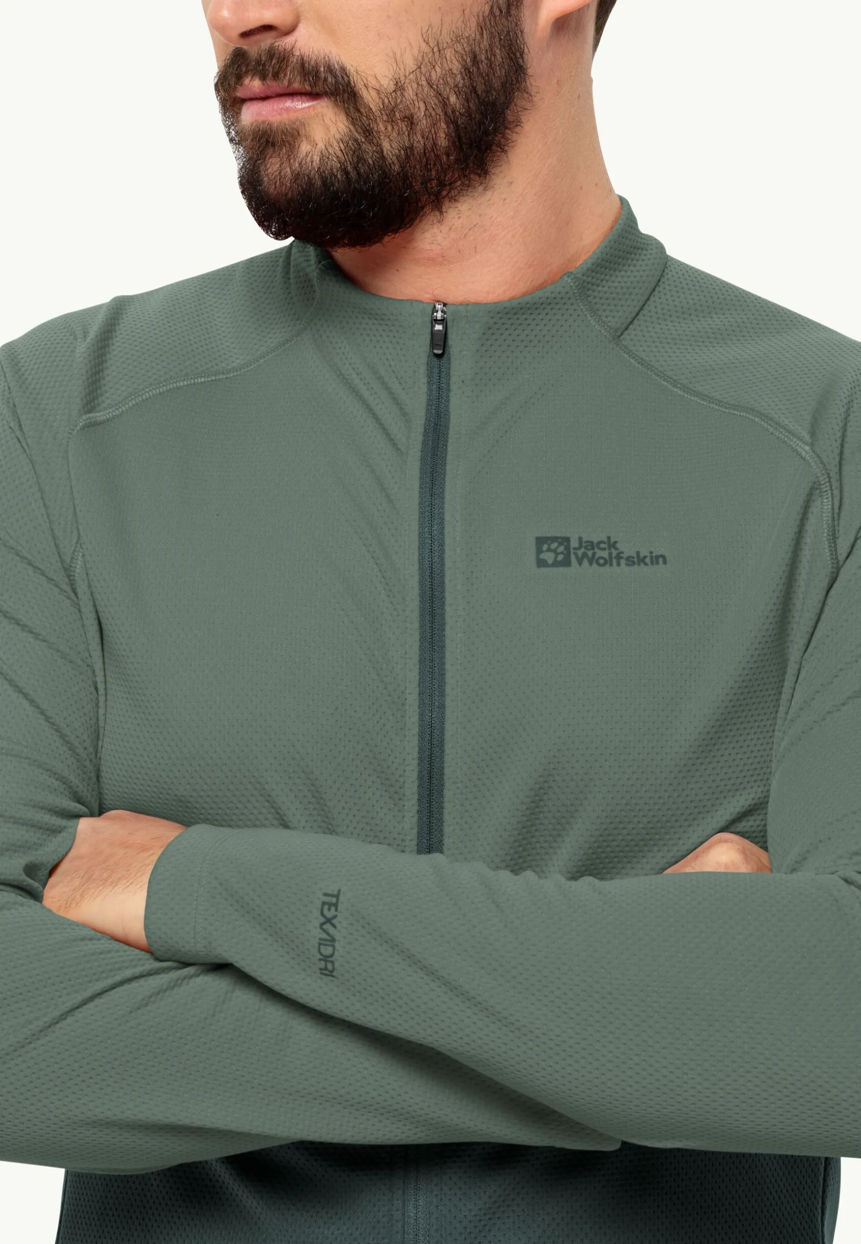 Fashion Morobbia Fz L/s M Herren Funktionsshirts|T-Shirts & Longsleeves