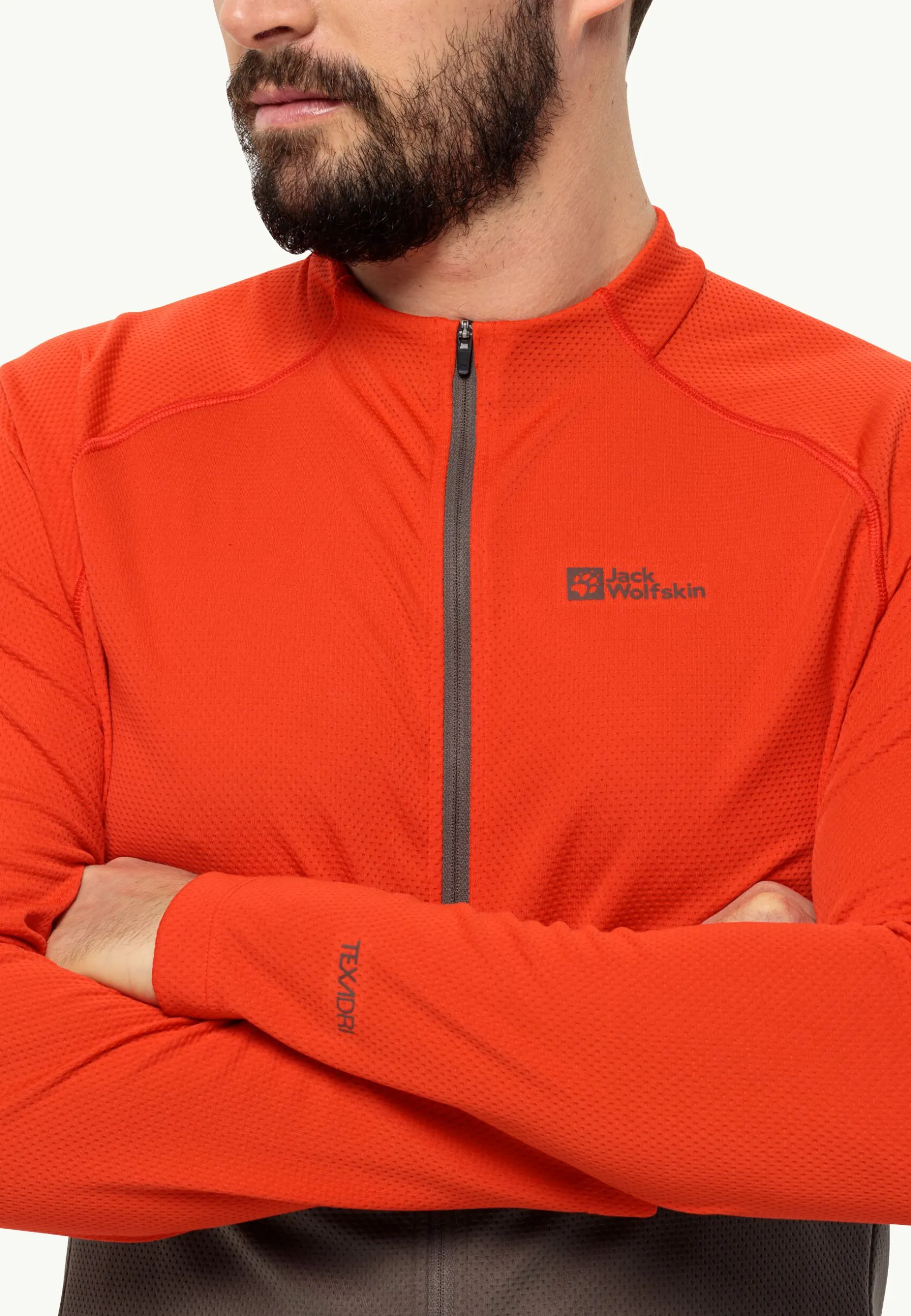 Fashion Morobbia Fz L/s M Herren Funktionsshirts|T-Shirts & Longsleeves
