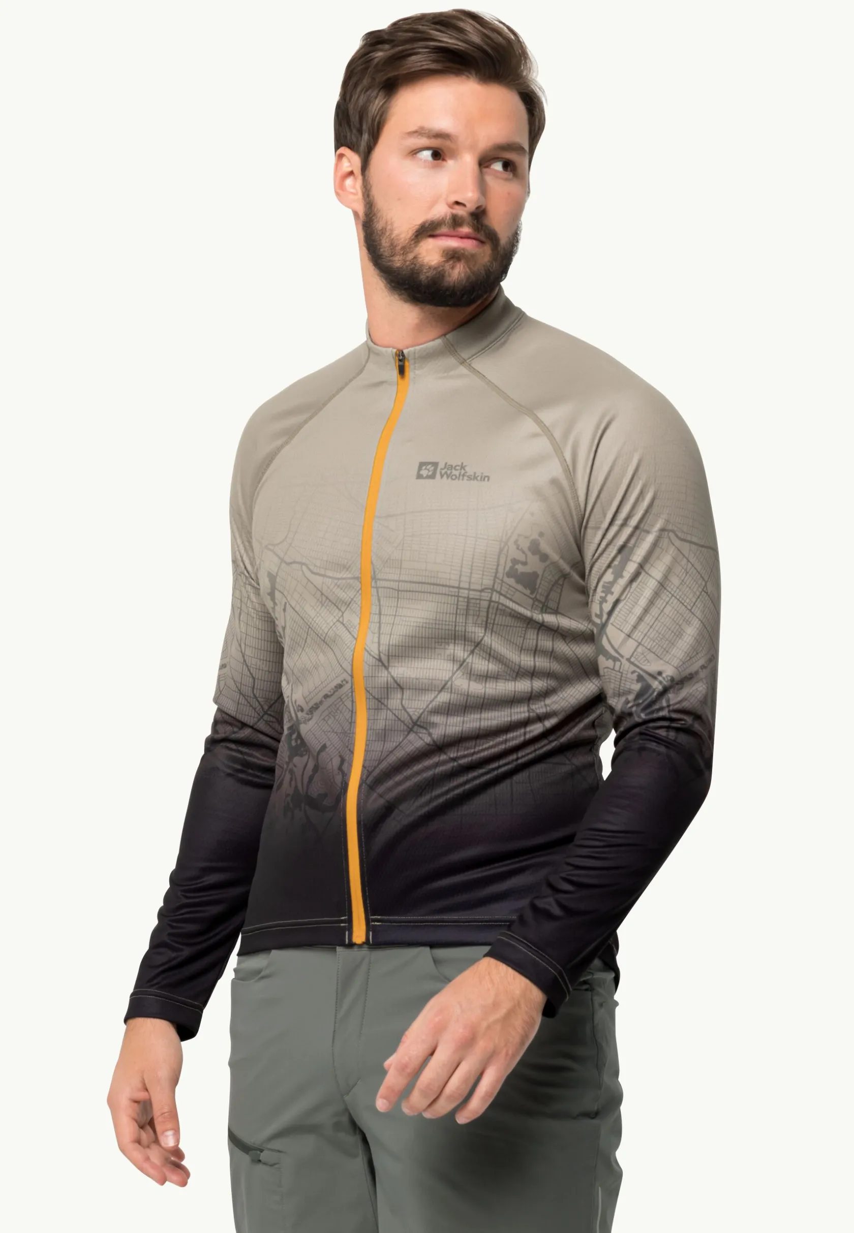 Best Morobbia Fz L/s Print M Herren Funktionsshirts|T-Shirts & Longsleeves