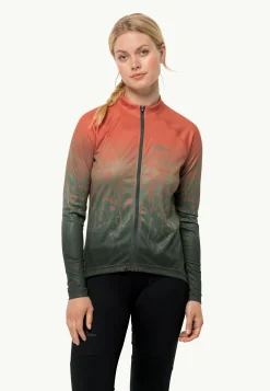 Best Morobbia Fz L/s Print W Damen Funktionsshirts|T-Shirts & Longsleeves
