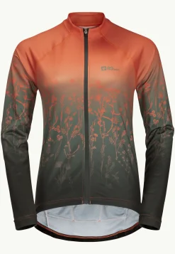 Best Morobbia Fz L/s Print W Damen Funktionsshirts|T-Shirts & Longsleeves