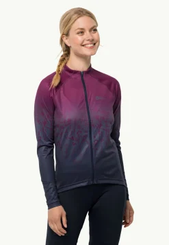 Best Morobbia Fz L/s Print W Damen Funktionsshirts|T-Shirts & Longsleeves