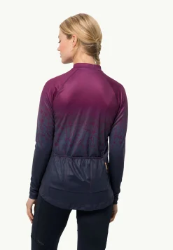 Best Morobbia Fz L/s Print W Damen Funktionsshirts|T-Shirts & Longsleeves