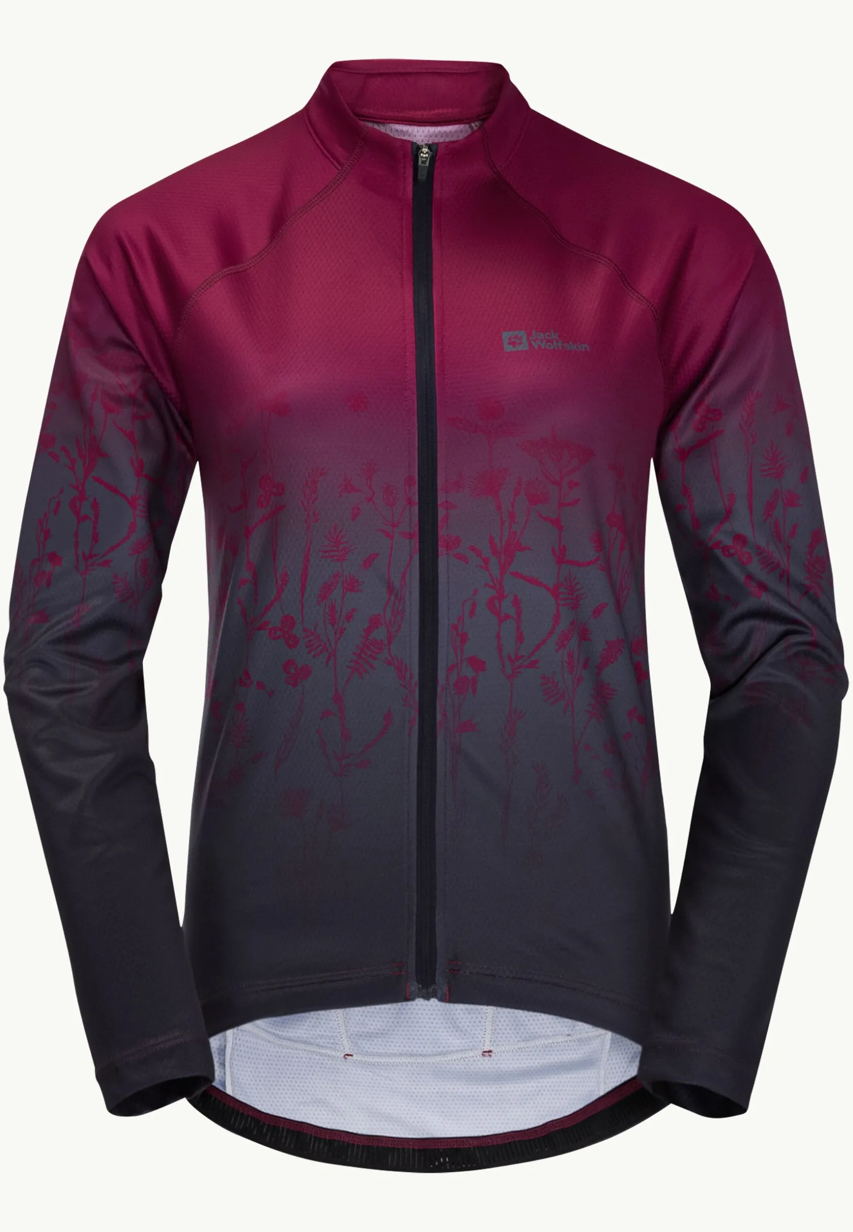 Best Morobbia Fz L/s Print W Damen Funktionsshirts|T-Shirts & Longsleeves