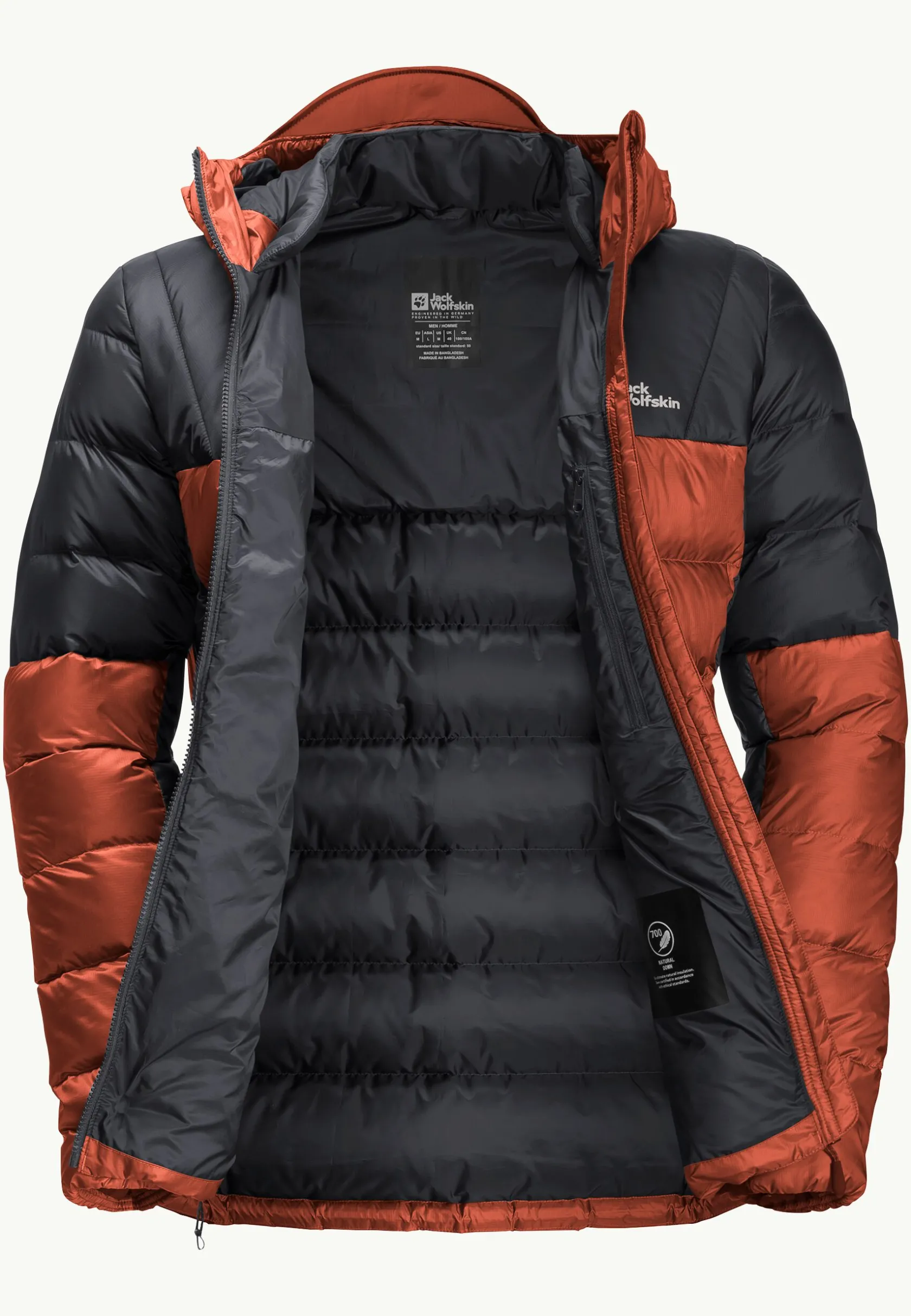 Fashion Nebelhorn Down Hoody M Herren Übergangsjacken|Isolationsjacken
