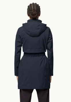 New Norden Port Coat W Damen Windjacken|Übergangsjacken