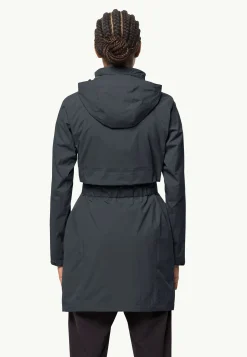 New Norden Port Coat W Damen Windjacken|Übergangsjacken
