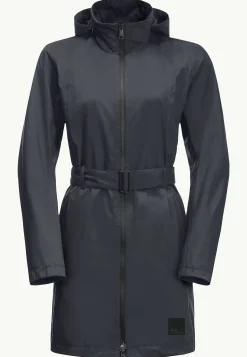 New Norden Port Coat W Damen Windjacken|Übergangsjacken