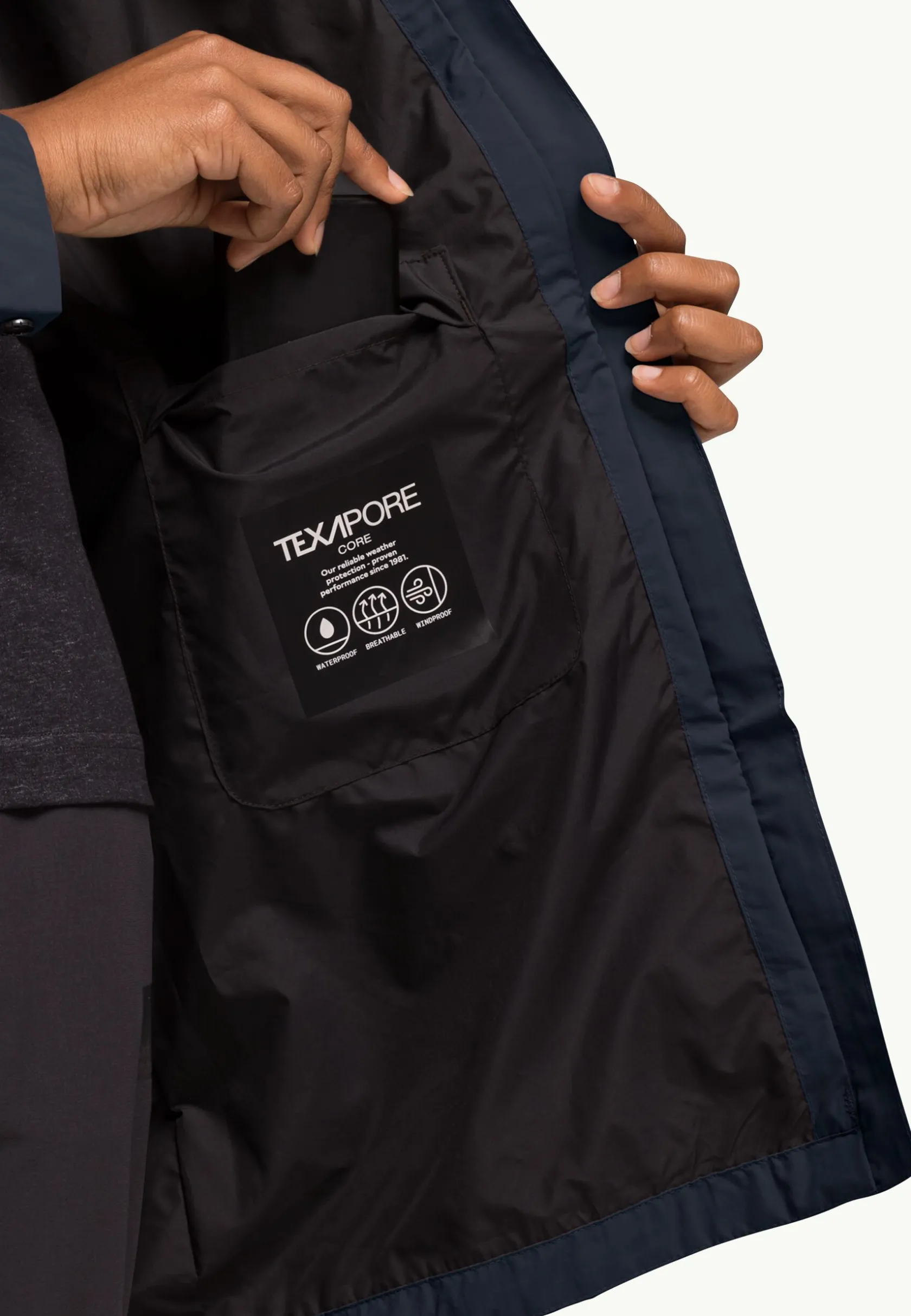 New Norden Port Coat W Damen Windjacken|Übergangsjacken
