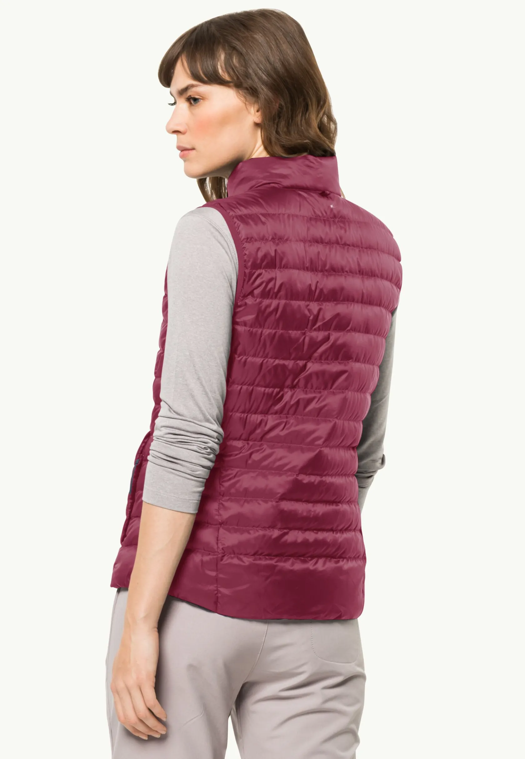 Sale Pack & Go Down Vest W Damen Fleecejacken|Westen