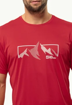 New Peak Graphic T M Herren Funktionsshirts|T-Shirts & Longsleeves