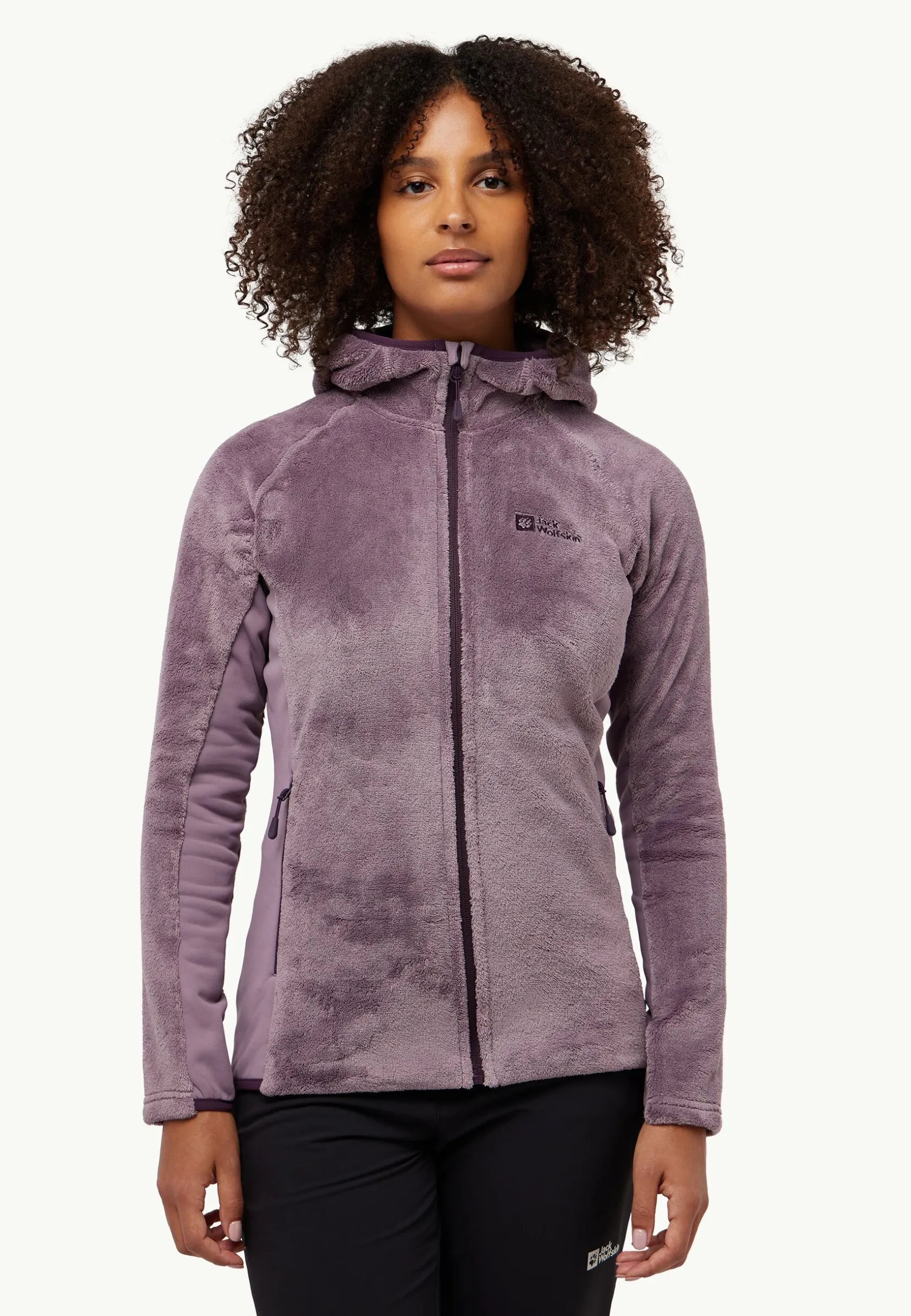 Clearance Rotwand Hooded Fz W Damen Fleece|Fleecejacken