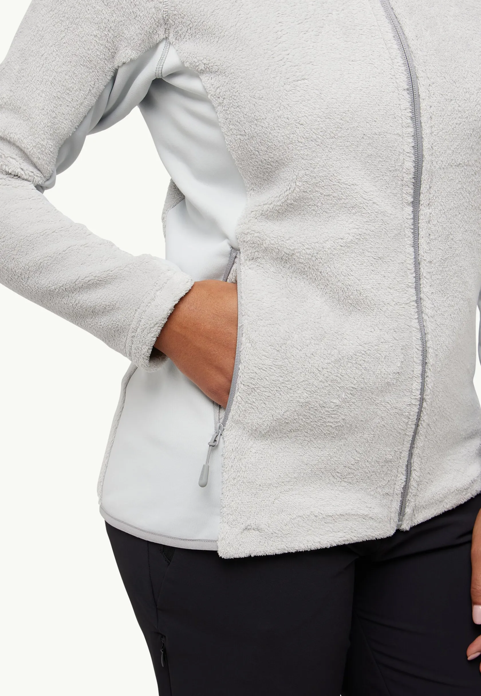 Clearance Rotwand Hooded Fz W Damen Fleece|Fleecejacken