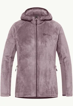 Clearance Rotwand Hooded Fz W Damen Fleece|Fleecejacken
