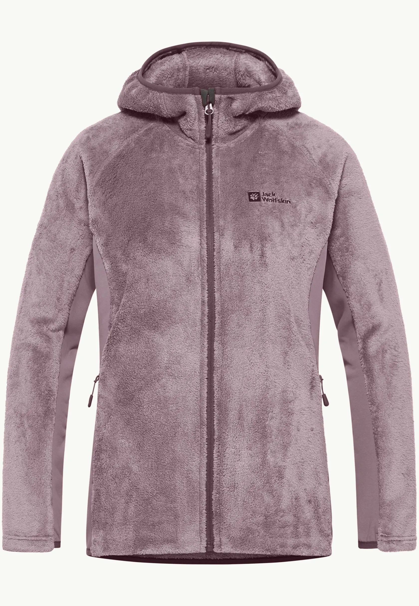 Clearance Rotwand Hooded Fz W Damen Fleece|Fleecejacken