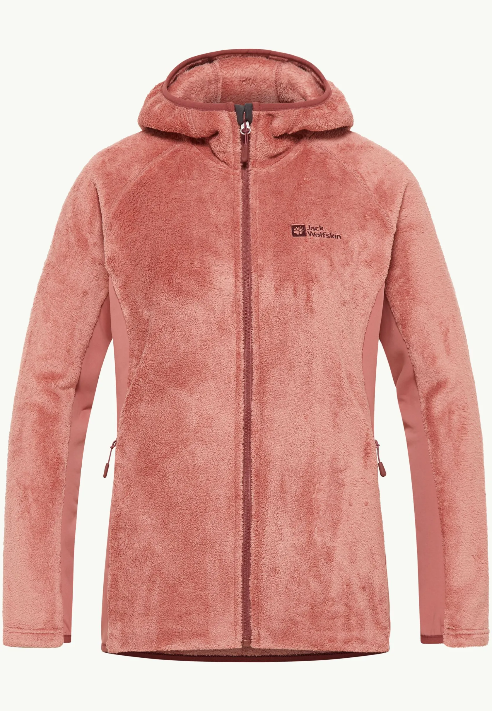 Clearance Rotwand Hooded Fz W Damen Fleece|Fleecejacken