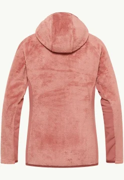 Clearance Rotwand Hooded Fz W Damen Fleece|Fleecejacken