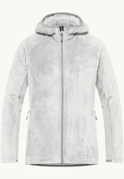 Clearance Rotwand Hooded Fz W Damen Fleece|Fleecejacken