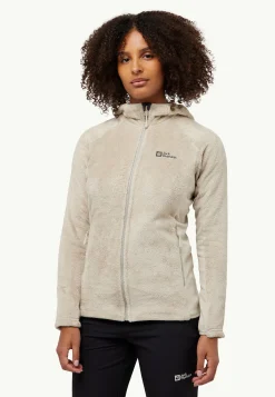Clearance Rotwand Hooded Fz W Damen Fleece|Fleecejacken