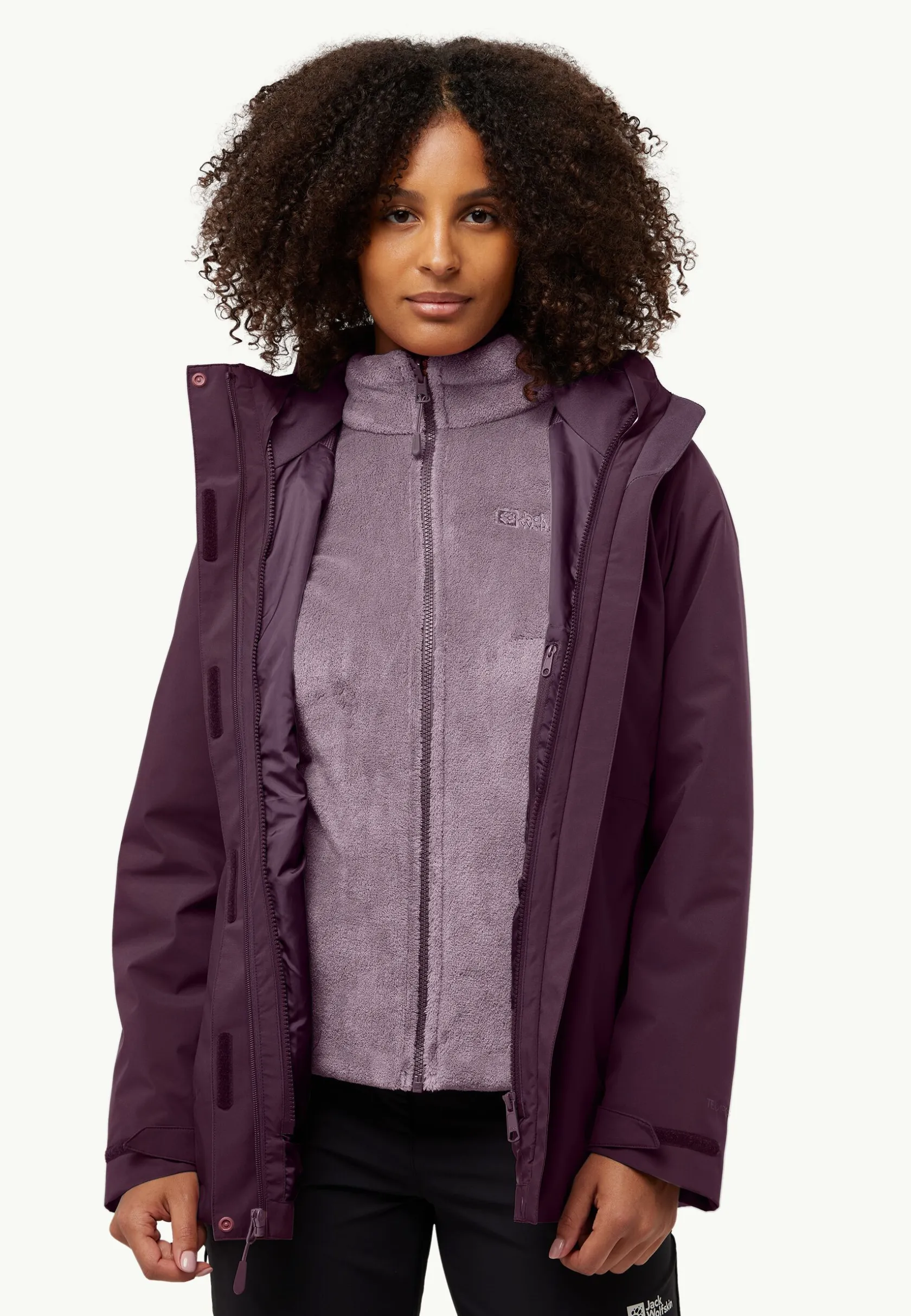 Hot Rotwand 3in1 Jkt W Damen Winterjacken|3-In-1 Jacken