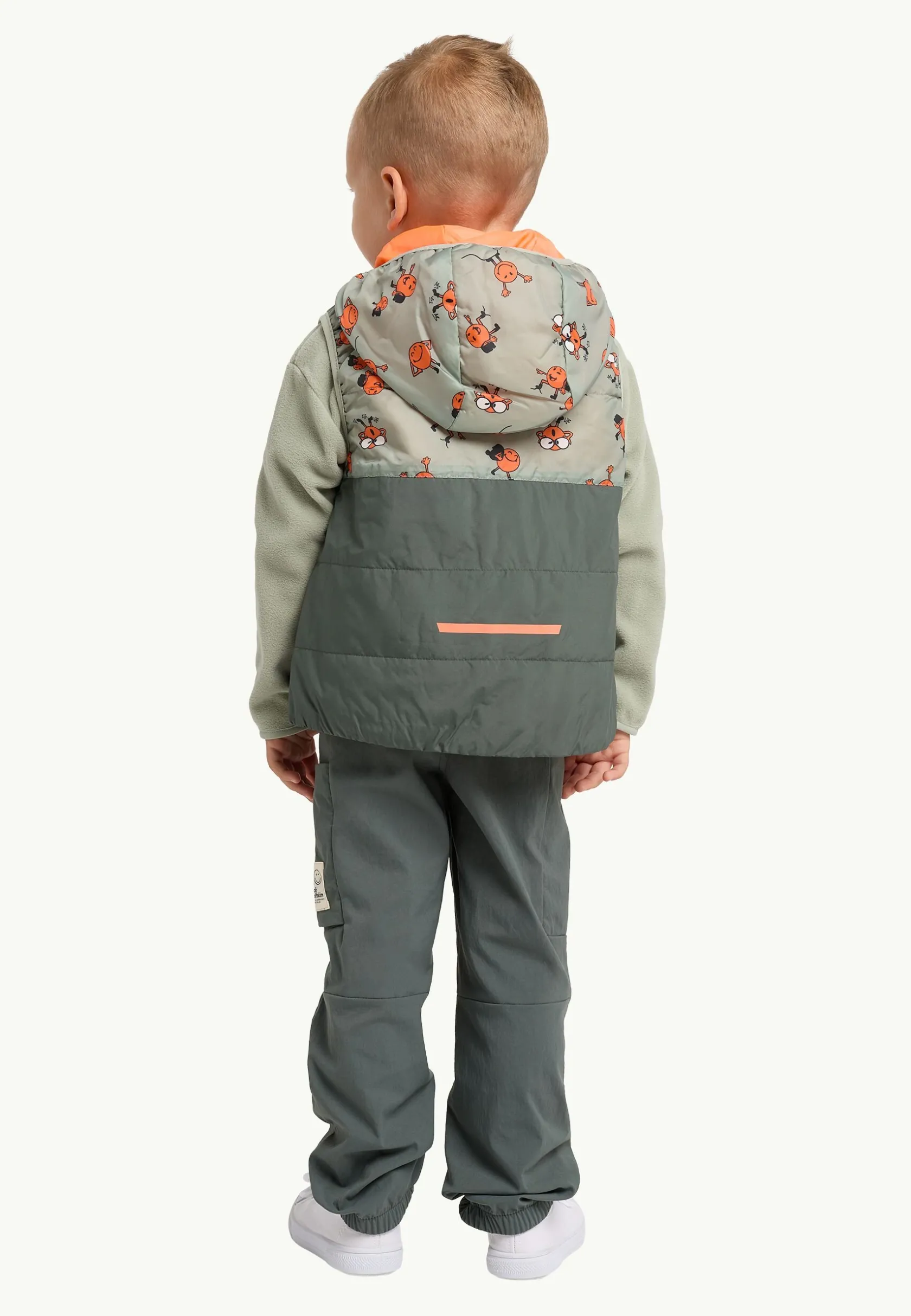 Best Smileyworld Aop Vest K Kinder Fleece|Westen