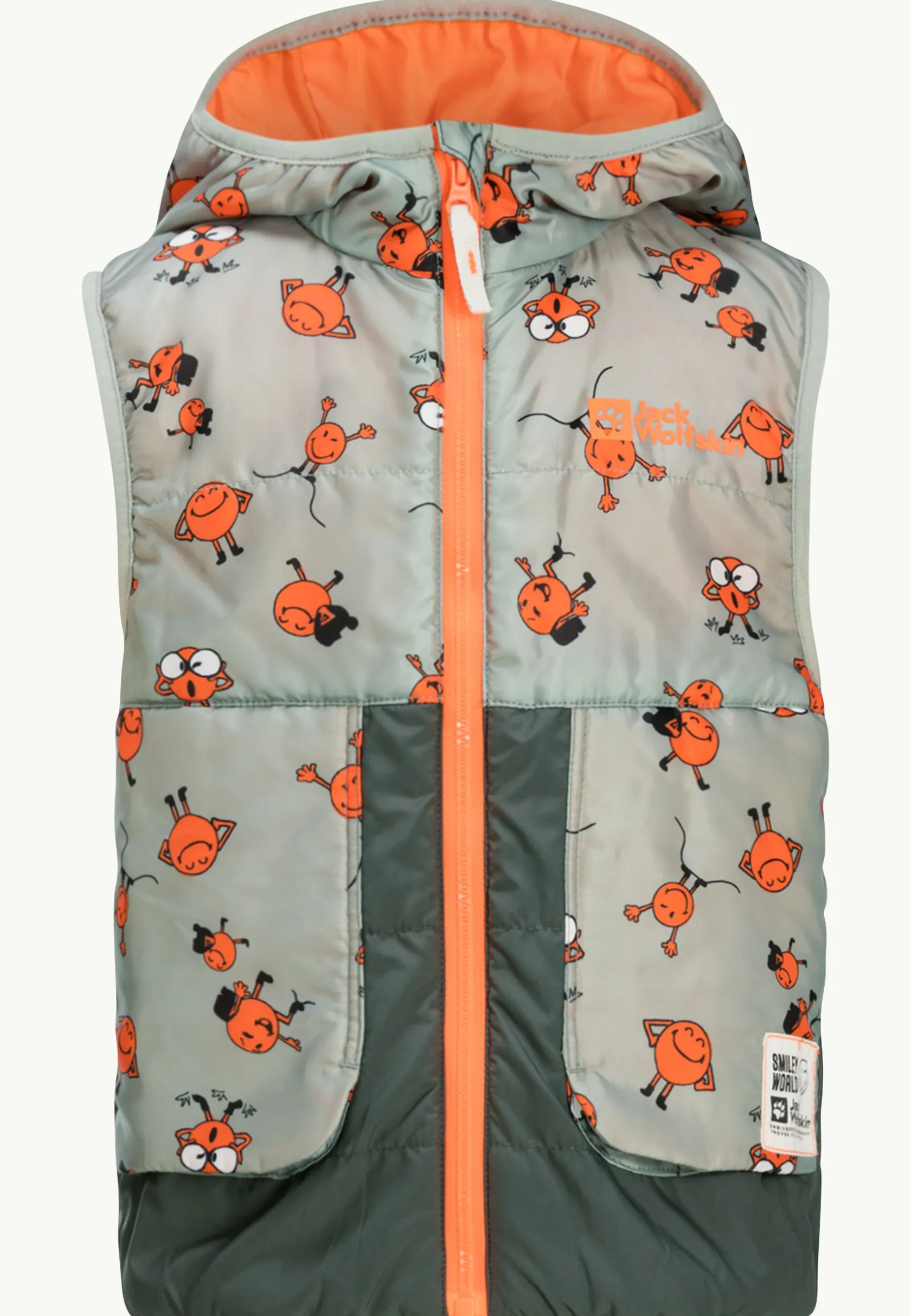 Best Smileyworld Aop Vest K Kinder Fleece|Westen
