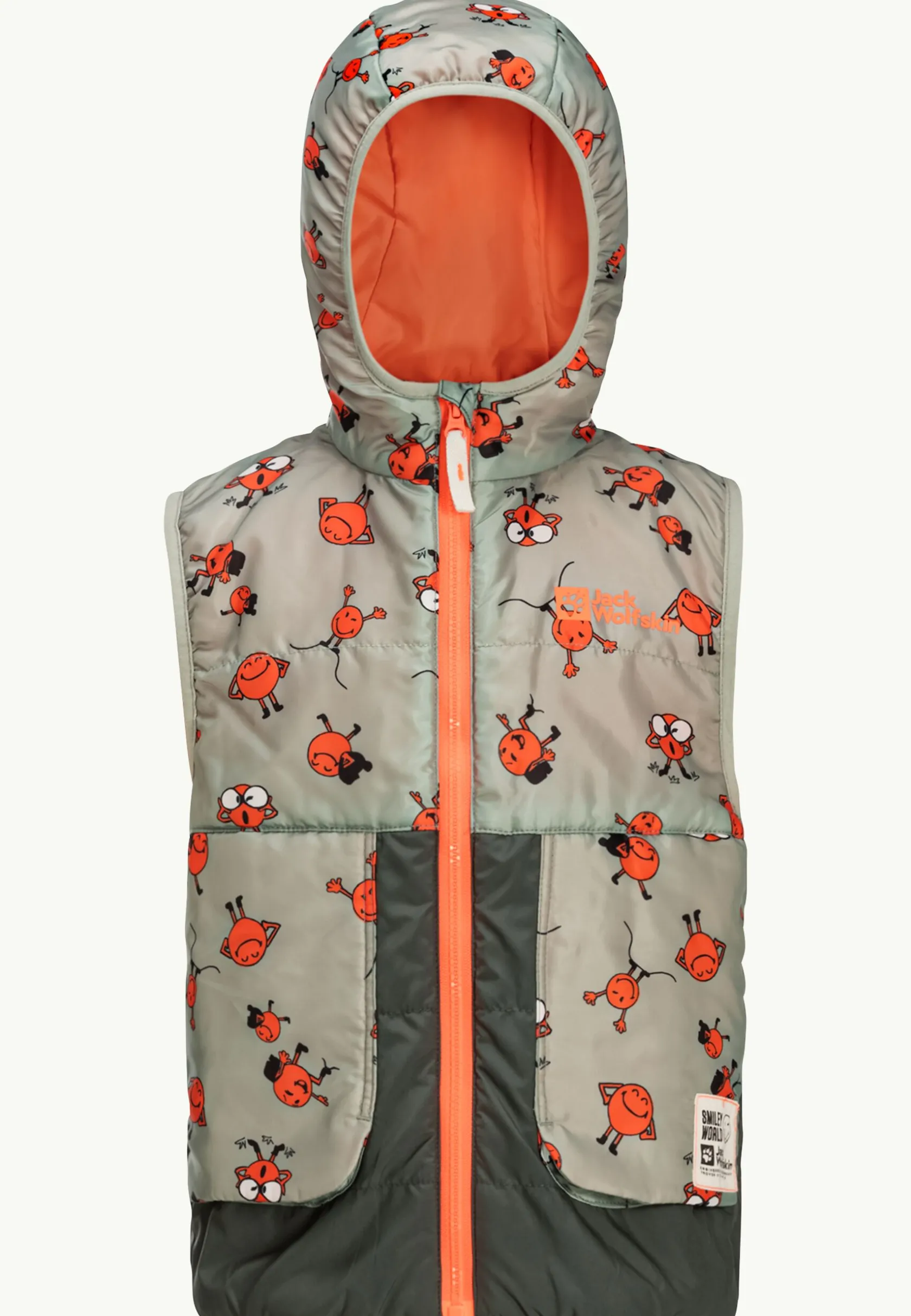 Best Smileyworld Aop Vest K Kinder Fleece|Westen