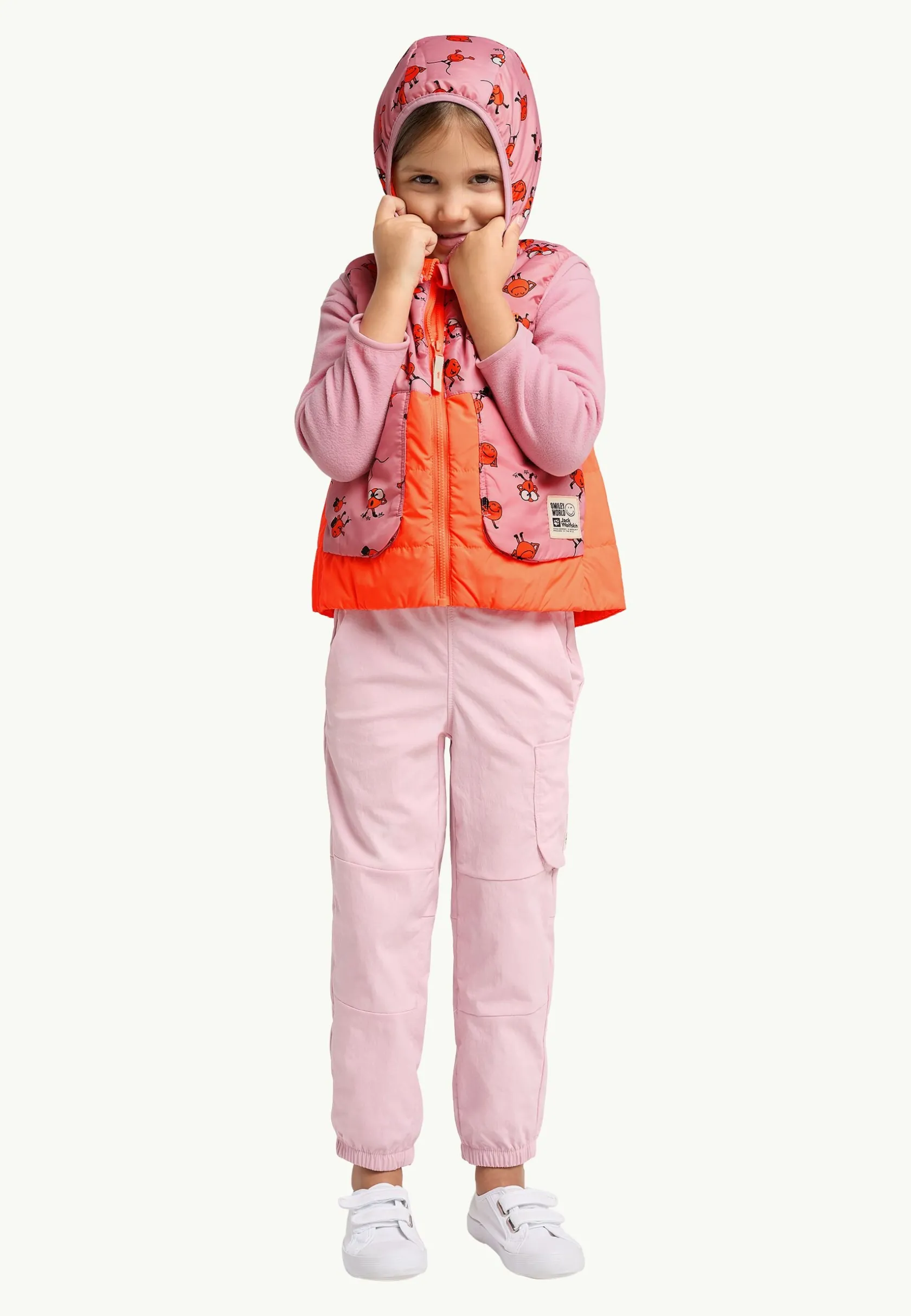 Best Smileyworld Aop Vest K Kinder Fleece|Westen
